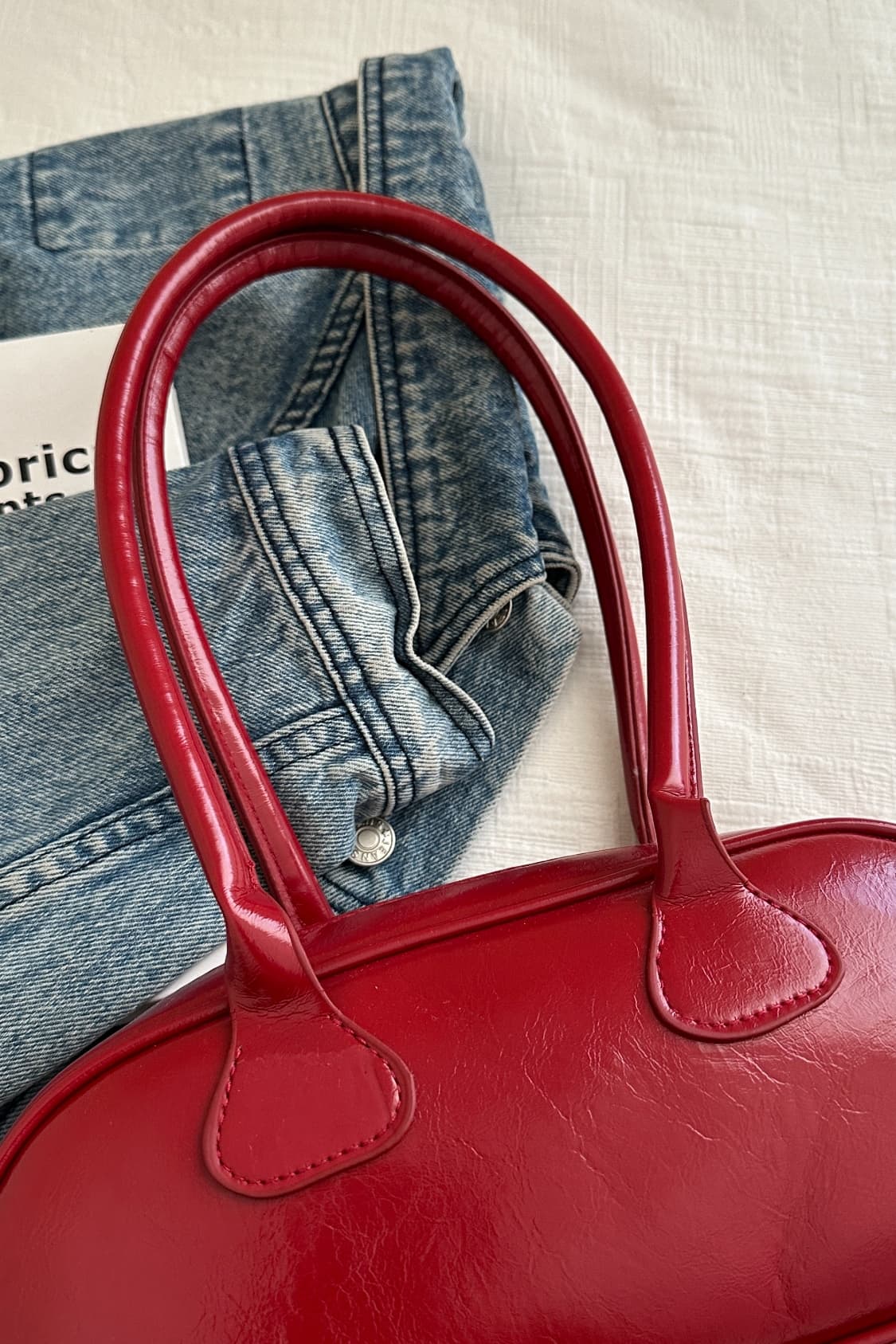 French Baguette Shoulder Bag - MARIGOLD