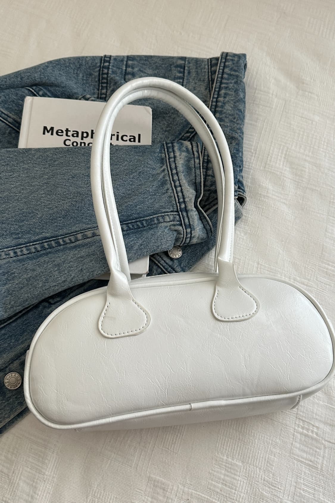 French Baguette Shoulder Bag - MARIGOLD