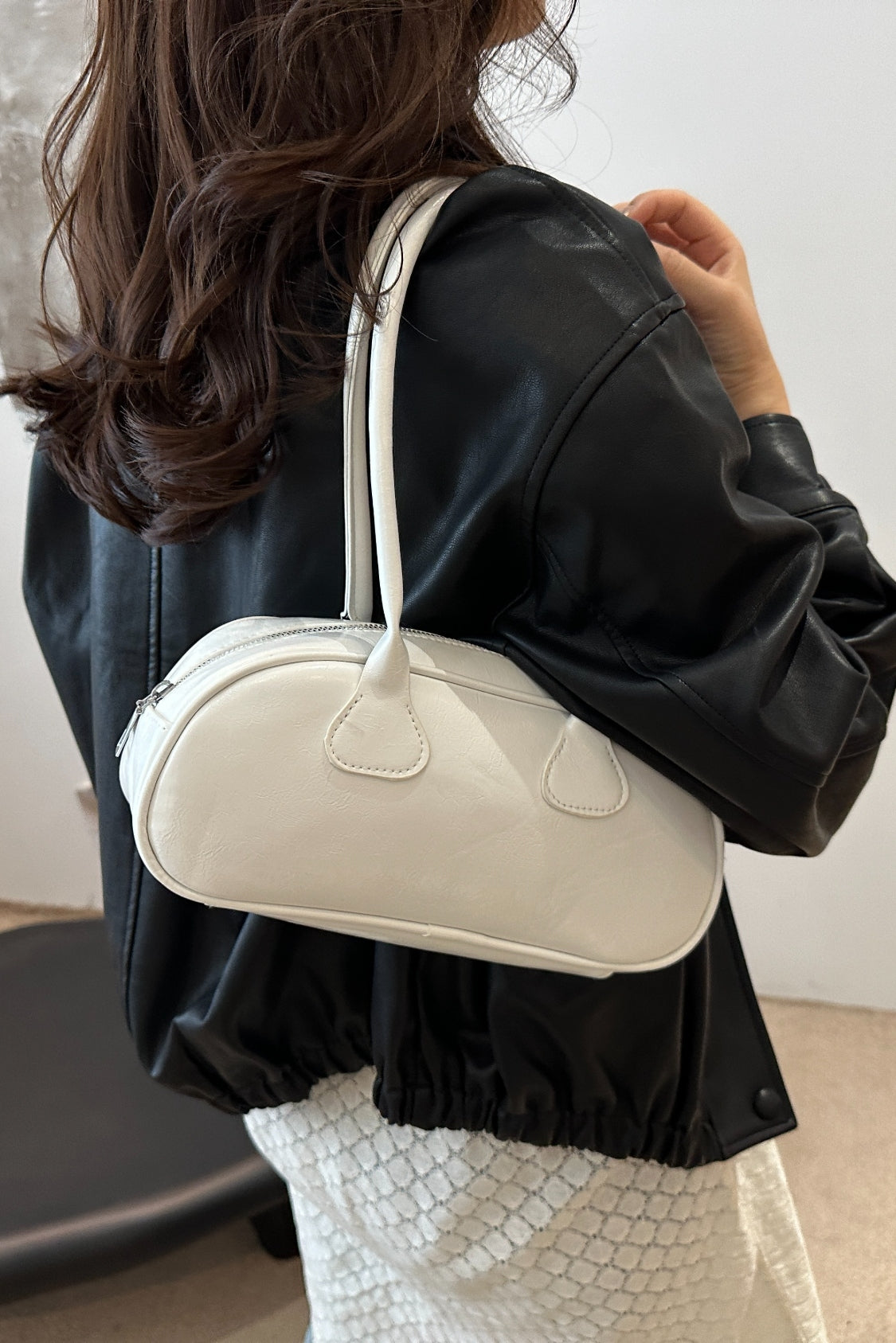 French Baguette Shoulder Bag - MARIGOLD