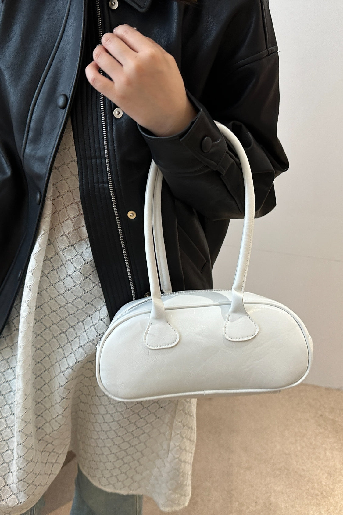 French Baguette Shoulder Bag - MARIGOLD