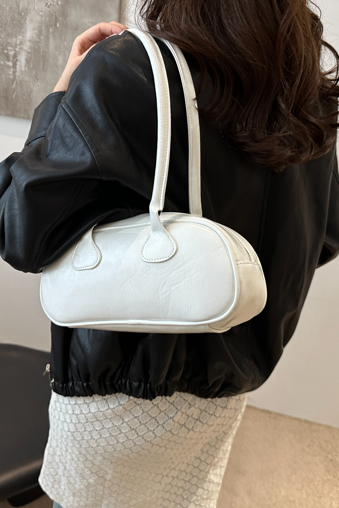French Baguette Shoulder Bag - MARIGOLD