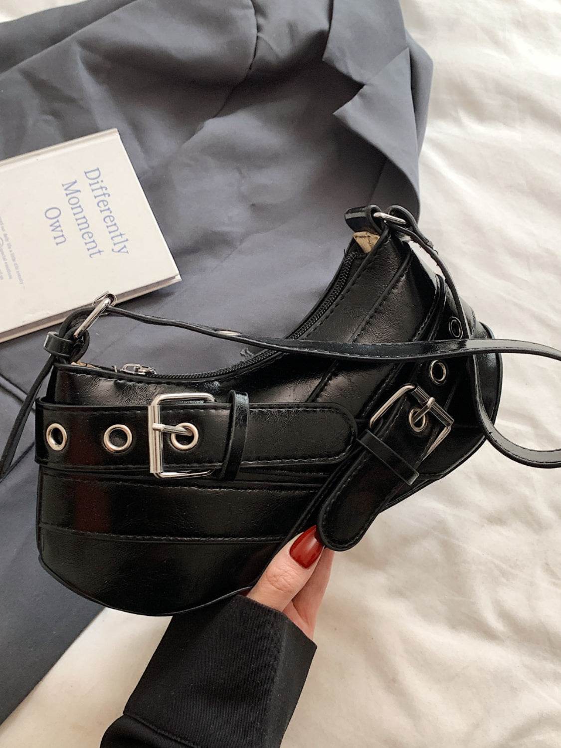 Buckle Shoulder Bag - MARIGOLD