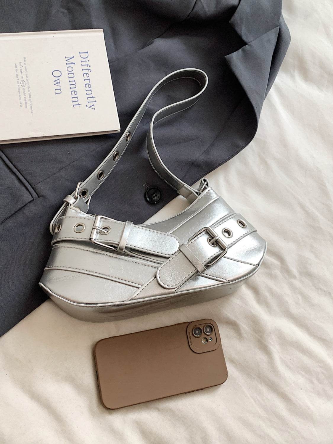 Buckle Shoulder Bag - MARIGOLD
