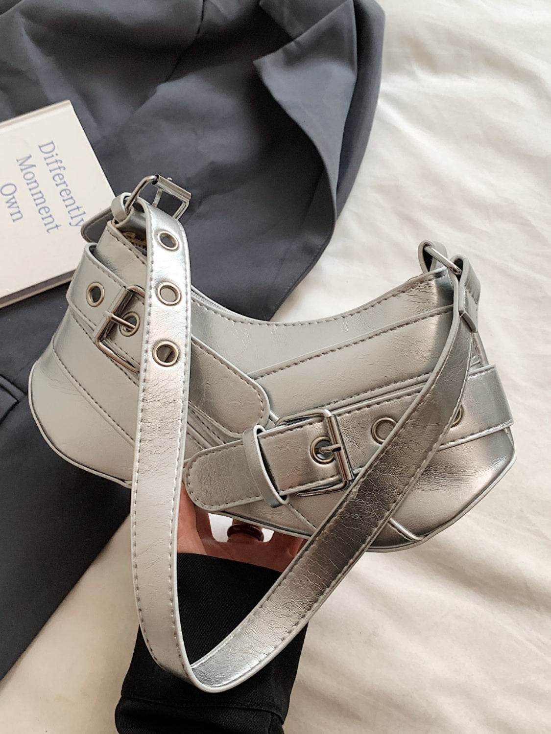 Buckle Shoulder Bag - MARIGOLD