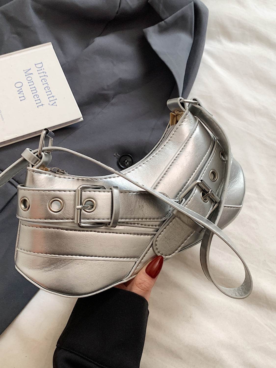 Buckle Shoulder Bag - MARIGOLD