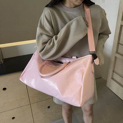 Chic Oversized Weekender Travel Bag - MARIGOLD