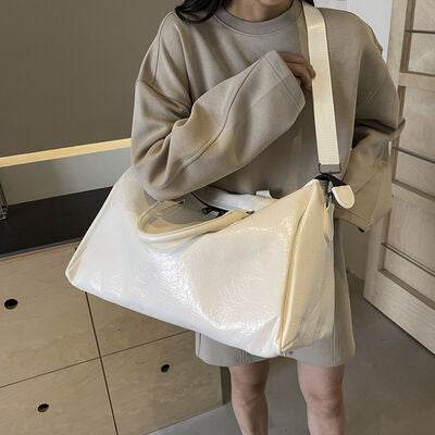 Chic Oversized Weekender Travel Bag - MARIGOLD