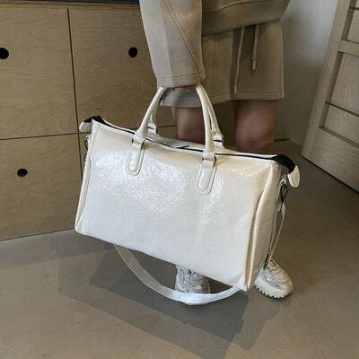 Chic Oversized Weekender Travel Bag - MARIGOLD
