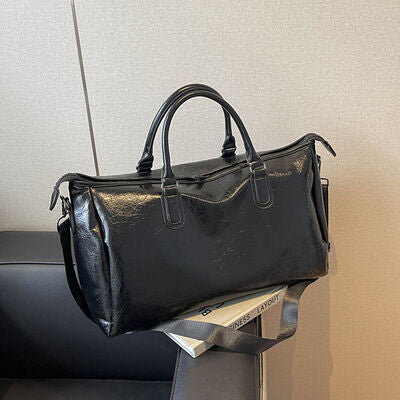 Chic Oversized Weekender Travel Bag - MARIGOLD