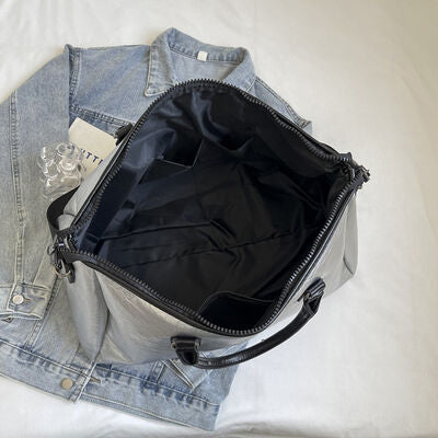 Chic Oversized Weekender Travel Bag - MARIGOLD