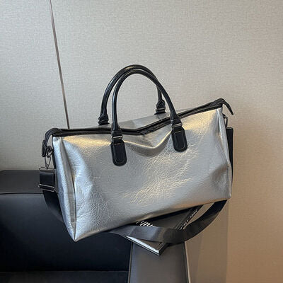 Chic Oversized Weekender Travel Bag - MARIGOLD