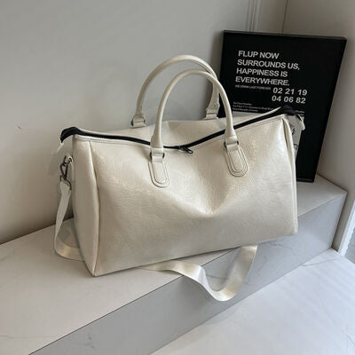 Chic Oversized Weekender Travel Bag - MARIGOLD