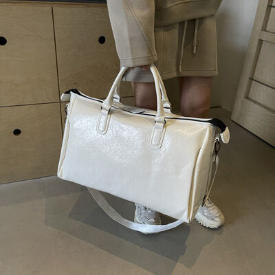 Chic Oversized Weekender Travel Bag - MARIGOLD