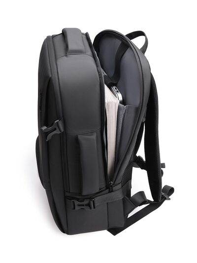 Multi-Pockets Adjustable Straps Backpack Bag - MARIGOLD