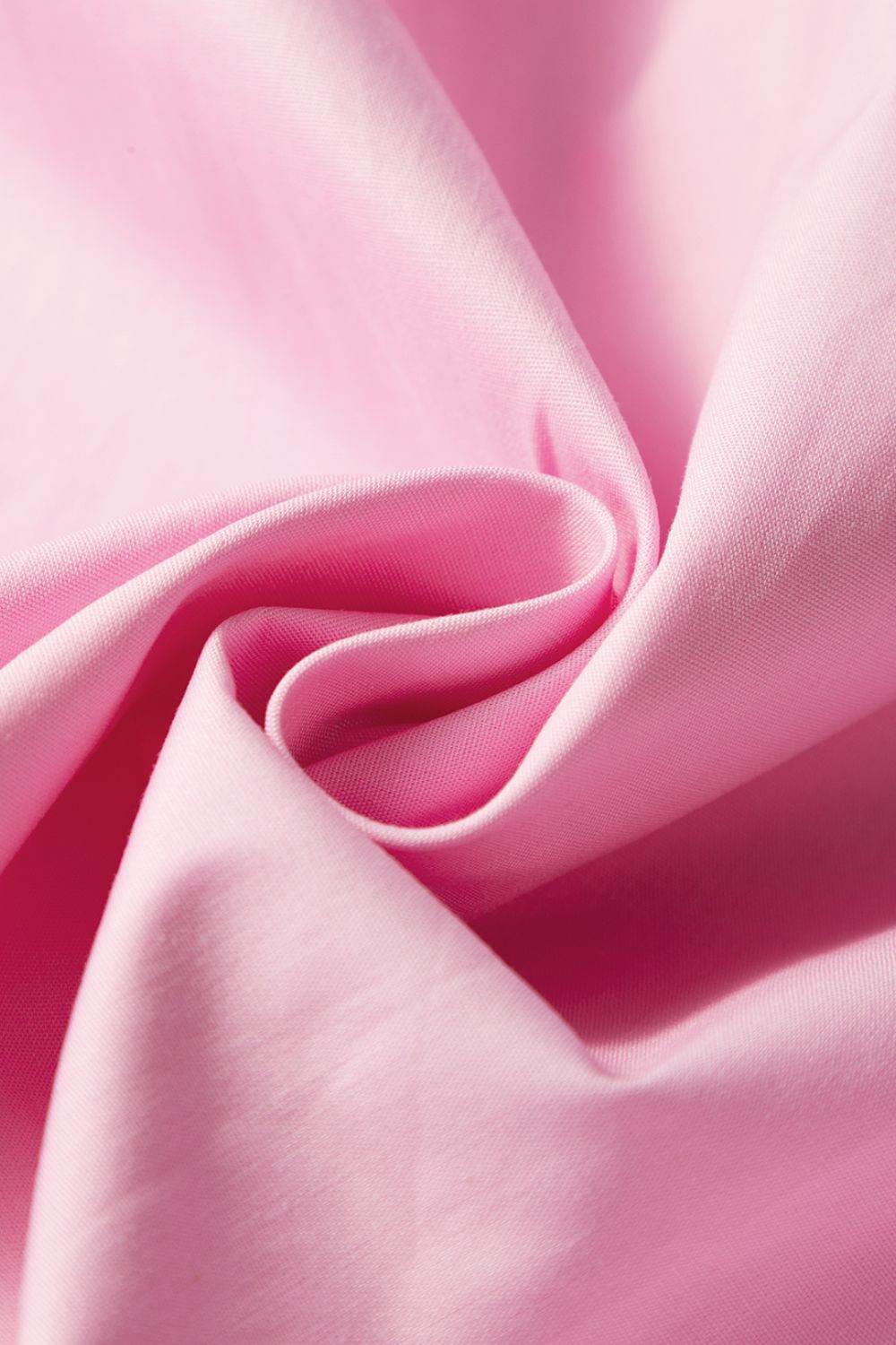 Pink Lace Trim Puff Sleeve Square Neck Blouse - MARIGOLD