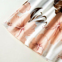 Girls dress new pink hibiscus cocoa palms print girls dress