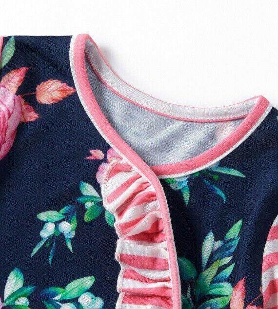 baby girls romper size 0-3 months pink floral ruffle baby girls romper- 1 left ! - MARIGOLD