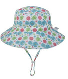 NEW Kids Sunhat for ages 6 months to 2 years Size 50cm Pretty Flower Sun Hat