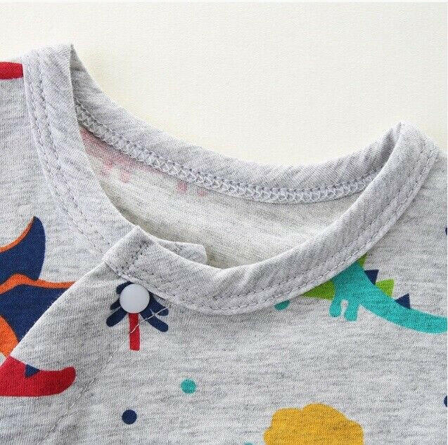 Baby Romper dinosaur baby romper - MARIGOLD