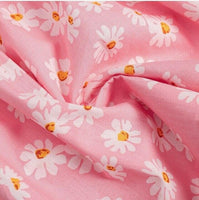 size 9-12 months new baby girls dress 100% cotton daisy pink baby girls dress
