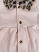 girls coat baby pink leopard lightweight coat  girls jacket new