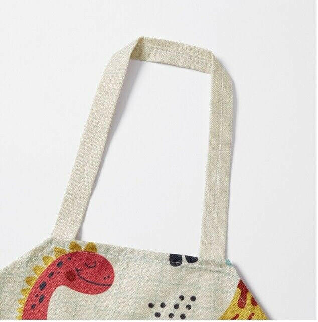 Dinosaur Kids Art & Cooking Apron - MARIGOLD