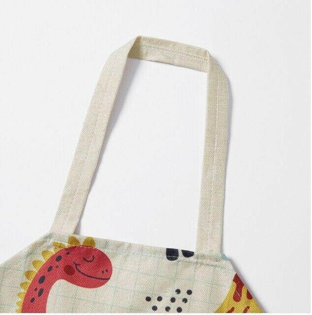 Dinosaur Kids Art & Cooking Apron - MARIGOLD