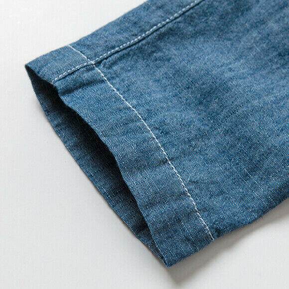 Size 5T New Boys Pants Boys Blue Chambray Pants Size 5 years 5T - MARIGOLD