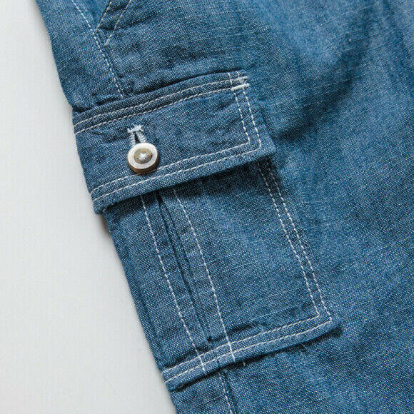 Size 3T New Boys Pants Boys Blue Chambray Pants Size 3 years 3T - MARIGOLD