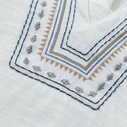 baby boys shirt size 12 months new baby toddler short sleeve white cotton shirt - MARIGOLD