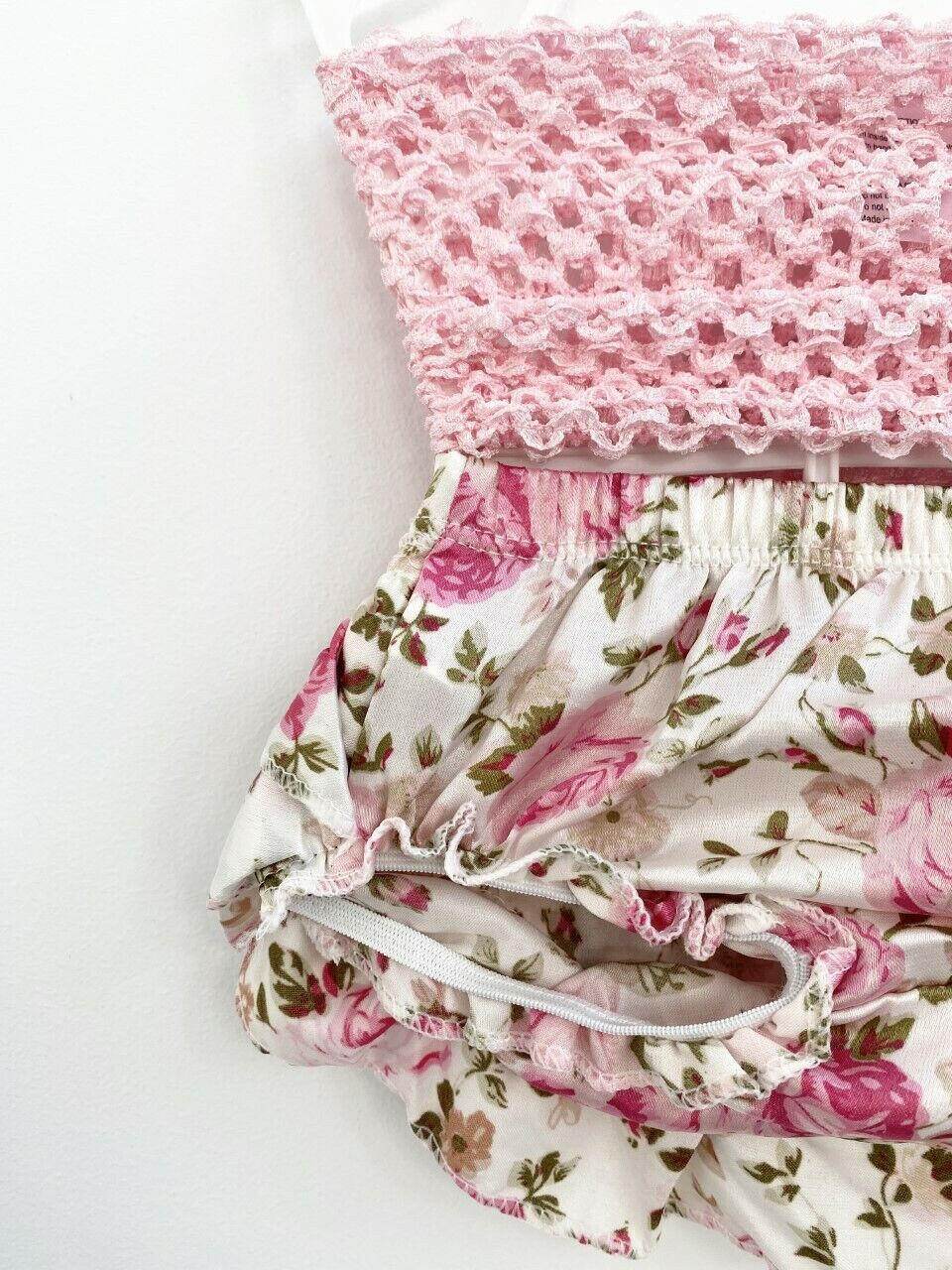 baby girls outfit new size 0-3 months rose baby girls top and bloomers set - MARIGOLD