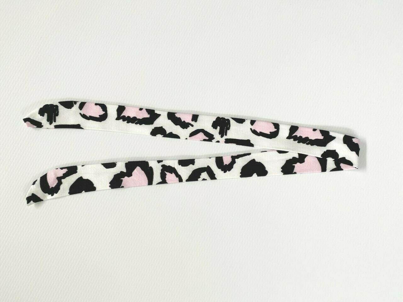 Size 0-3m to 9-12 months Baby Dress Pink Leopard Heart Print Dress & Headband - MARIGOLD