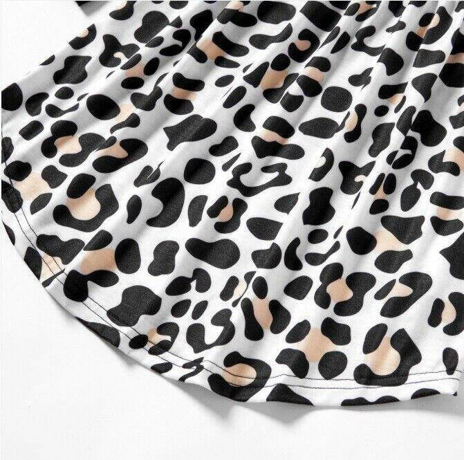 size 2 years new girls dress leopard heart black long sleeve girls dress - MARIGOLD