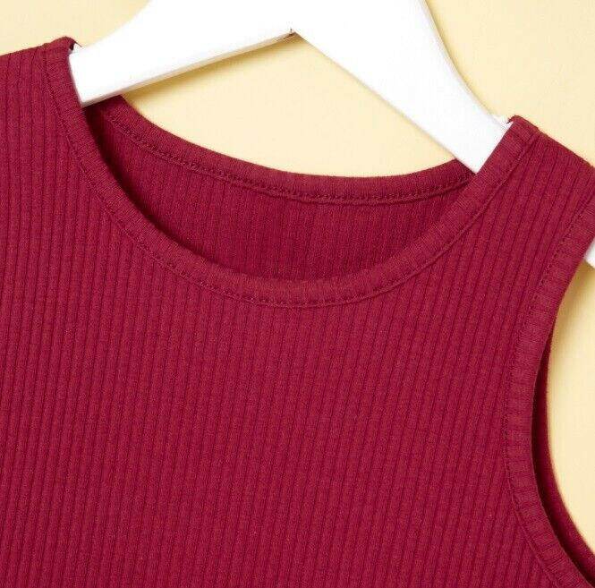 size 18-24m to 5-6 years new girls burgundy ribbed knit girls dress -select size - MARIGOLD