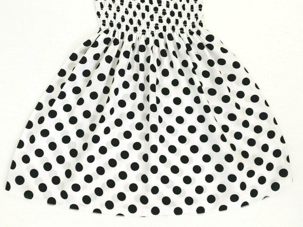 Girls Dress Baby Girls Dress Toddler Dress New Black Polkadot Girls Dress - MARIGOLD