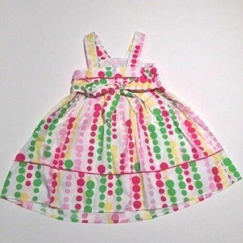 NEW Size 2 Years Girls Dress Cute & Colourful Flower Girls Dress Toddler Dress - MARIGOLD