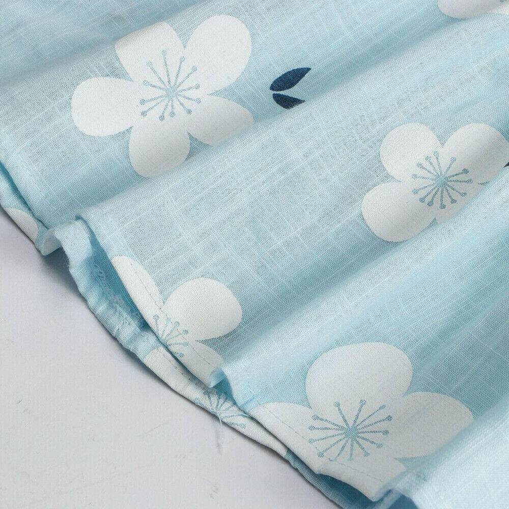 new size 6-9 months baby girls dress 100% cotton white flower blue girls dress - MARIGOLD