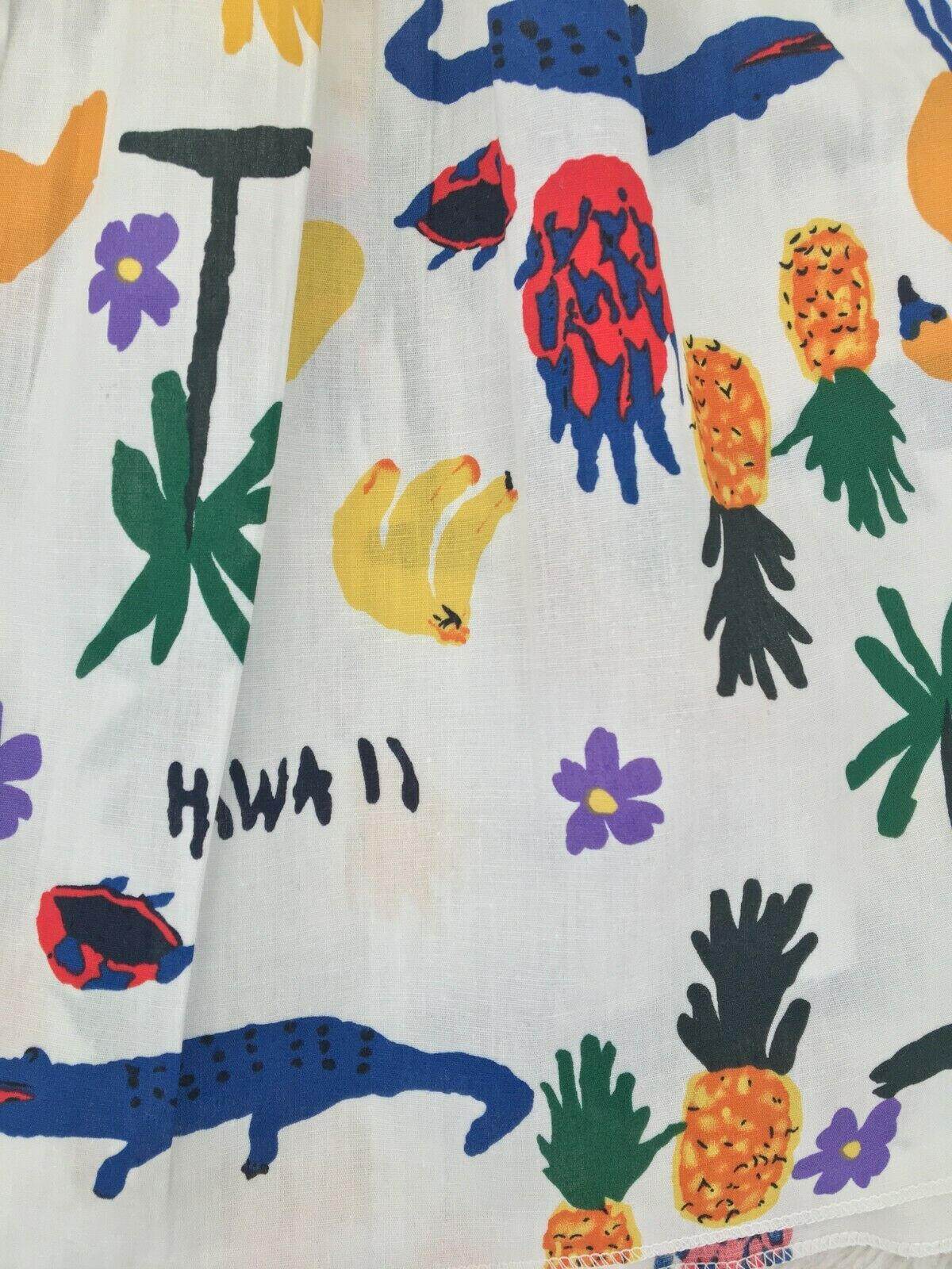 NEW Size 6-9 months Baby Girls Dress Hawaii Tropical Print Dress Baby Dress - MARIGOLD
