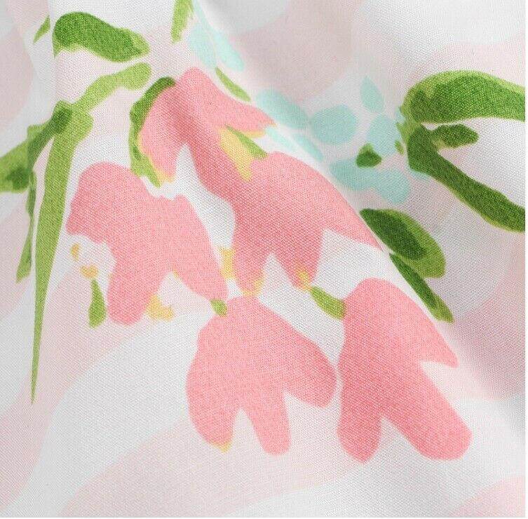 NEW Size 6-9 months Baby Girls Dress Pretty Flower Pink Stripe Baby Girls Dress - MARIGOLD