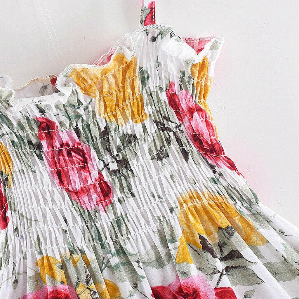 size 12-18 months new toddler girls dress rose floral toddler girls dress - MARIGOLD