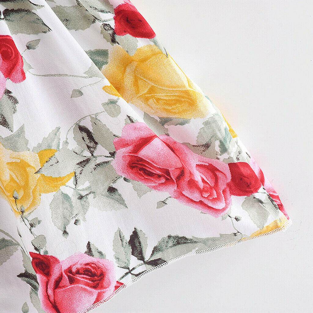 size 12-18 months new toddler girls dress rose floral toddler girls dress - MARIGOLD