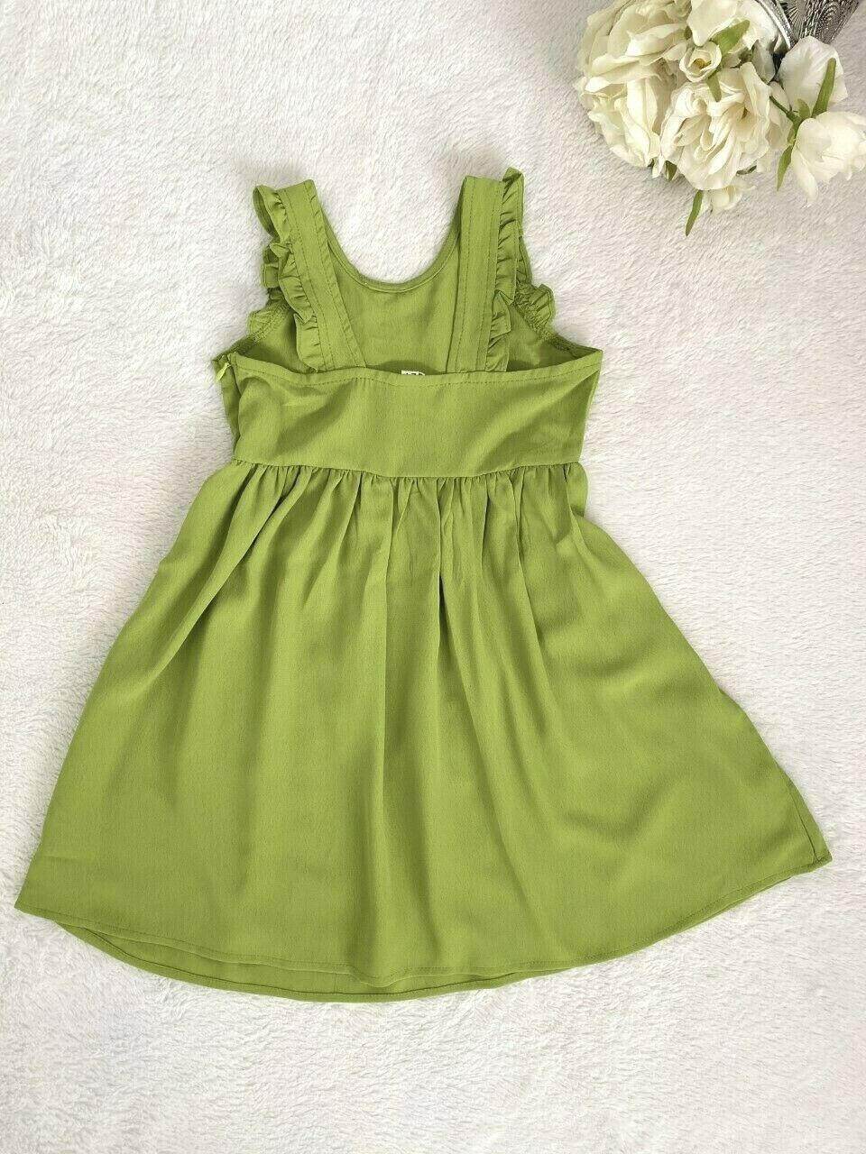 size 2 years new toddler girls dress apple/clover green toddler girls dress - MARIGOLD