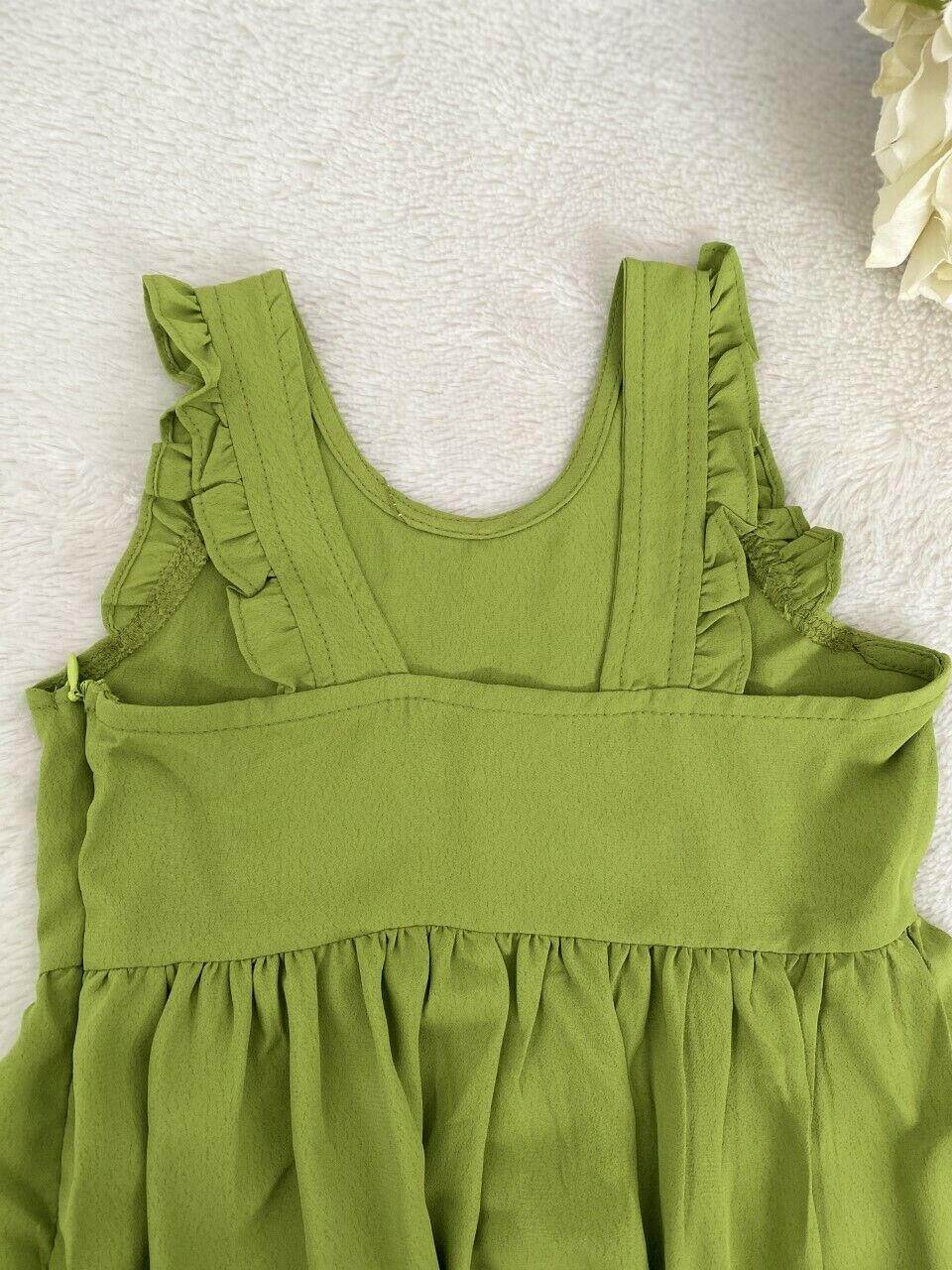 size 2 years new toddler girls dress apple/clover green toddler girls dress - MARIGOLD