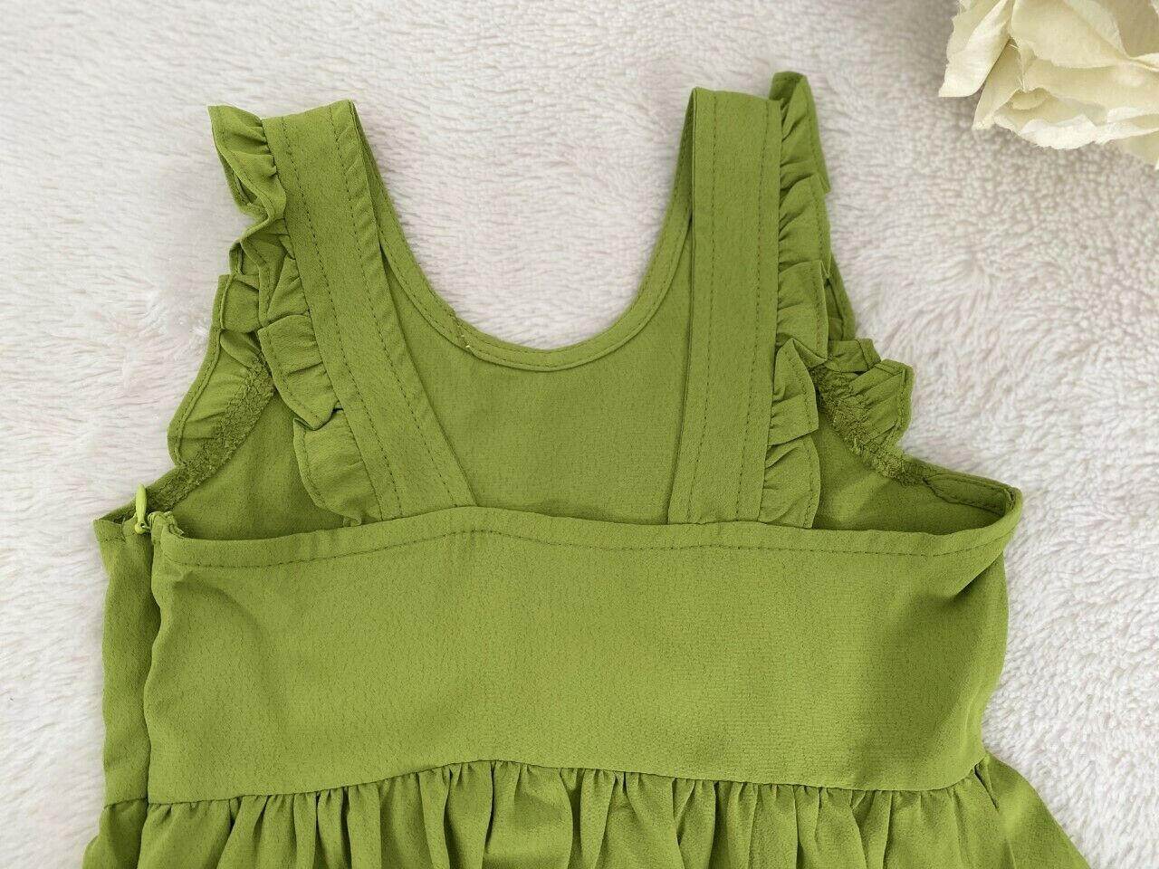 size 2 years new toddler girls dress apple/clover green toddler girls dress - MARIGOLD