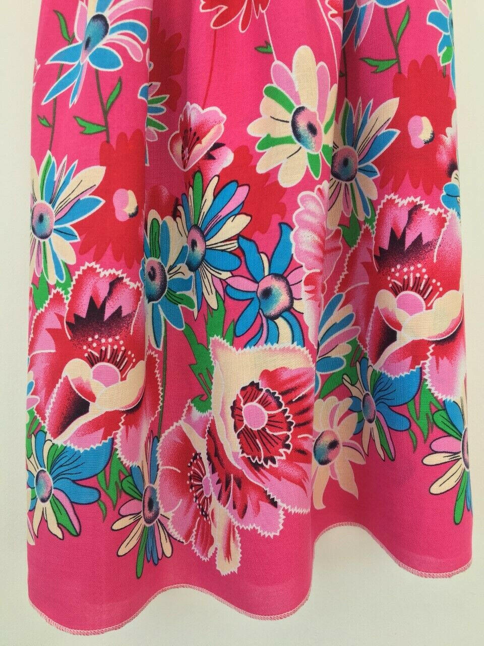 size 3-4 years new girls dress fuschia pink floral girls dress girls sundress - MARIGOLD