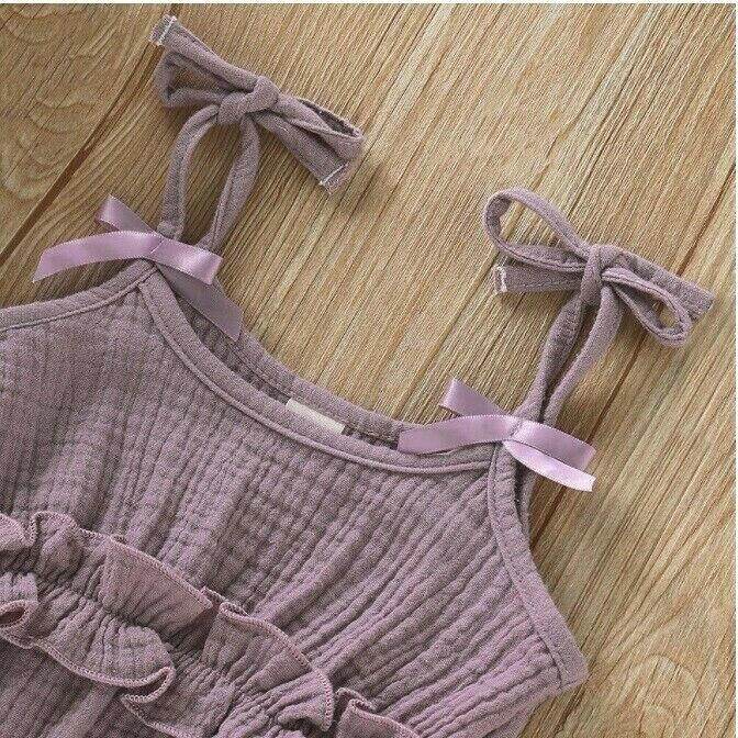 Baby Girls Lavender Purple Jumpsuit - MARIGOLD