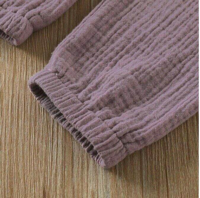 Baby Girls Lavender Purple Jumpsuit - MARIGOLD