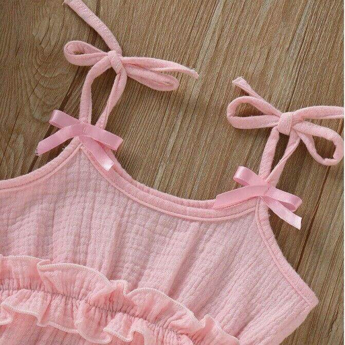 size 3-6m to 12-18 months new baby girls jumpsuit pink 100% cotton jumpsuit - MARIGOLD