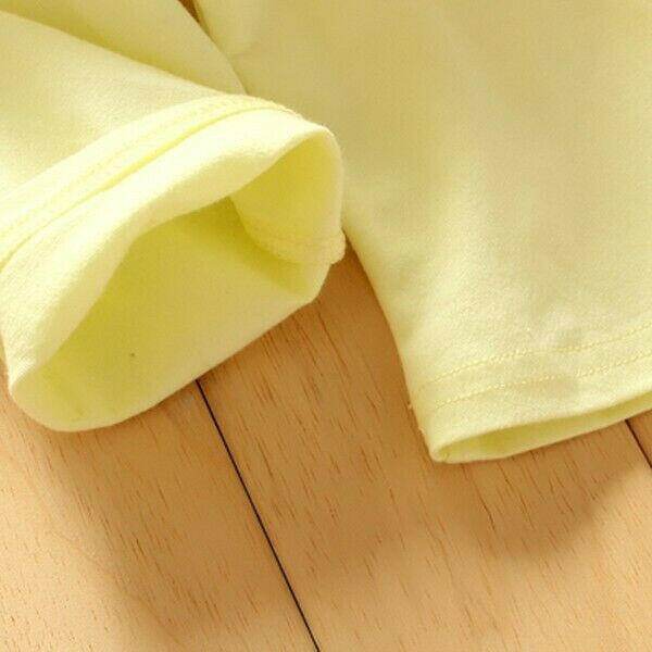 NEW Size 0 to 3 Months Newborn Baby Leggings Yellow Tutu Leggings Baby Clothing - MARIGOLD
