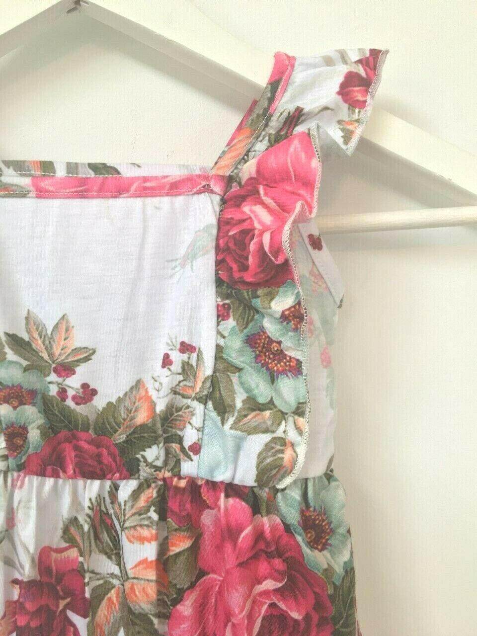 size 12-18 months new toddler girls romper new pretty floral girls romper - MARIGOLD